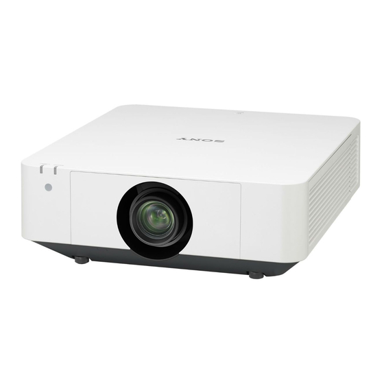 Sony VPL-FHZ66 Manual De Referencia