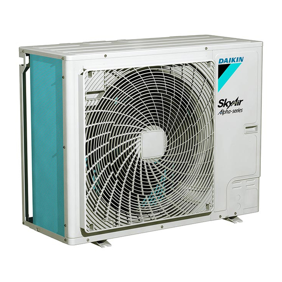 Daikin Sky Air Alpha Serie Guía De Referencia Del Instalador