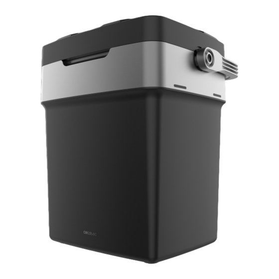 cecotec BOLERO TRAVELCOOLING 26L Manual De Instrucciones