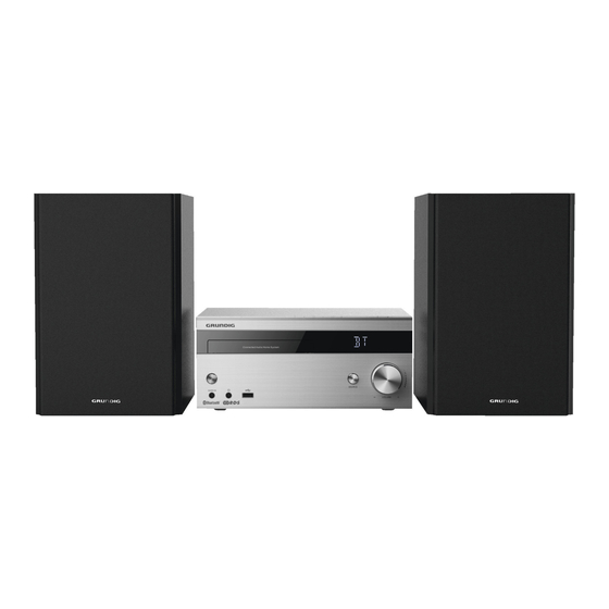 Grundig CMS 4000 BT DAB+ Manual De Instrucciones