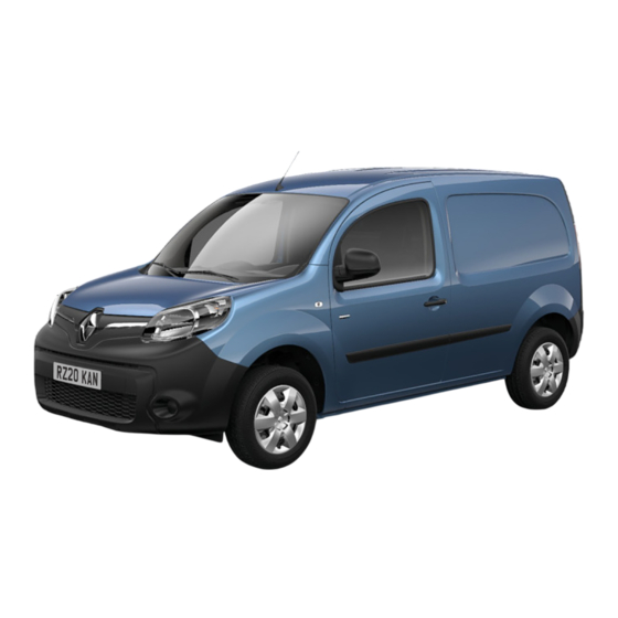 Renault KANGOO Z.E. Manual De Utilización