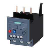 Siemens SIRIUS 3RU2136 B1 Serie Instructivo