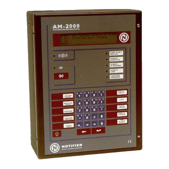 Notifier AM-2000 Manual De Usuario