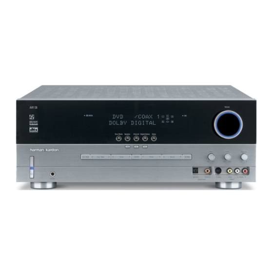 Harman Kardon AVR 130 Manuales