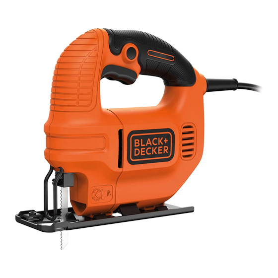 Black and Decker KS501 Manuales