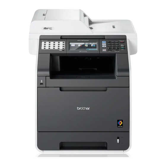 Brother MFC-9970CDW Guía De Configuración Rápida