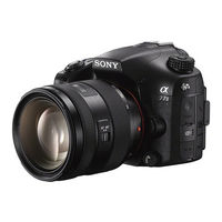 Sony ILCA-77M2 Manual De Instrucciones
