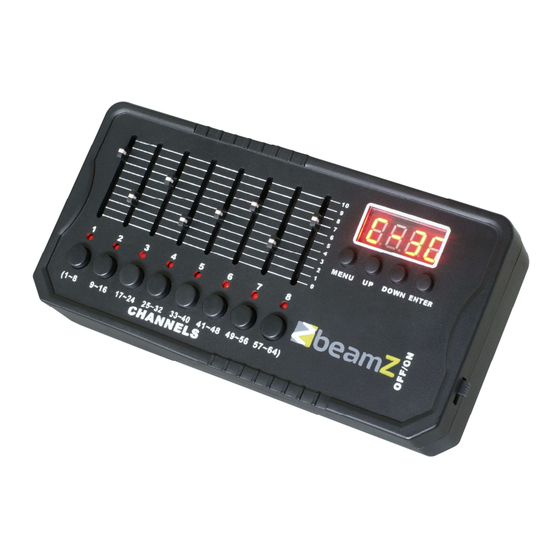 Beamz DMX-512MINI Manual De Instrucciones