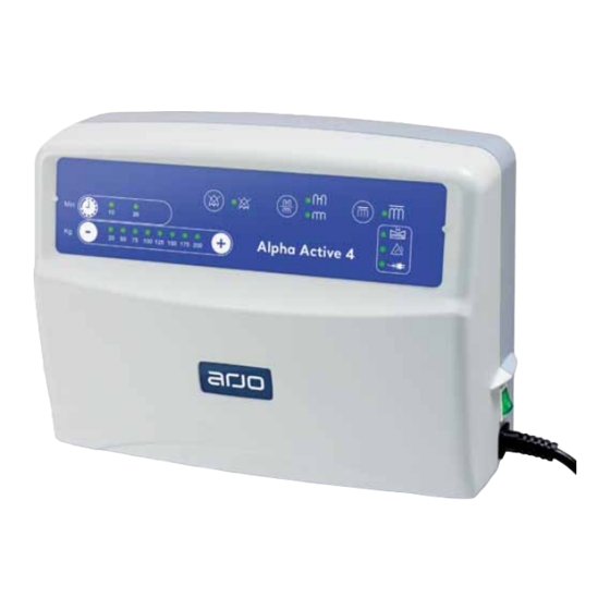 arjo Alpha Active 4 Instrucciones De Uso