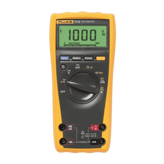 Fluke 77 IV Manuales