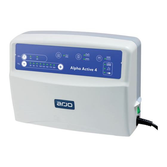 arjo Alpha Active 4 Instrucciones De Uso