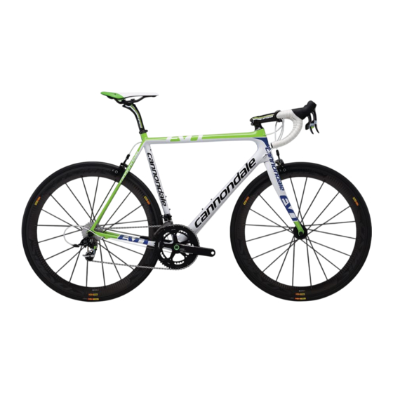 Cannondale SUPERSIX EVO Manual Del Propietário