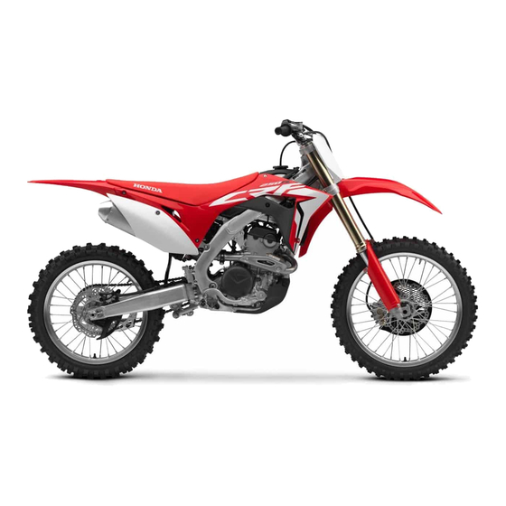 Honda CRF250R 2018 Manual Del Propietário