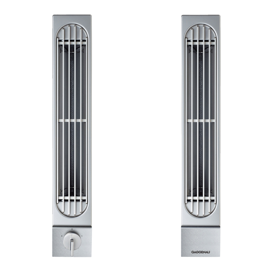 Gaggenau VL 040 715 Manual De Instrucciones