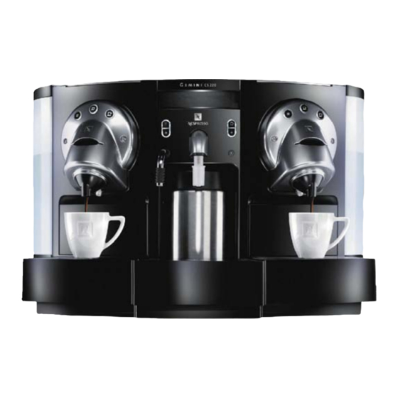 Nespresso Gemini CS 220 Guia De Instalacion