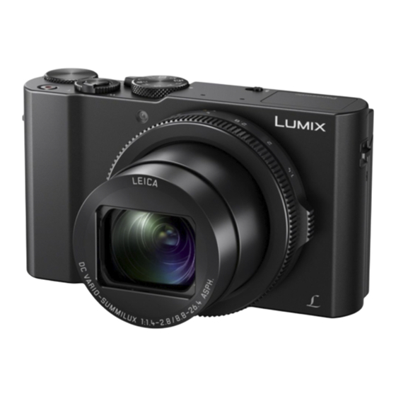 Panasonic DMC-LX15 Guía Rápida