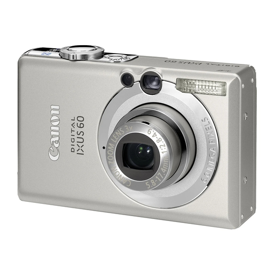 Canon DIGITAL IXUS 60 Guia Del Usuario