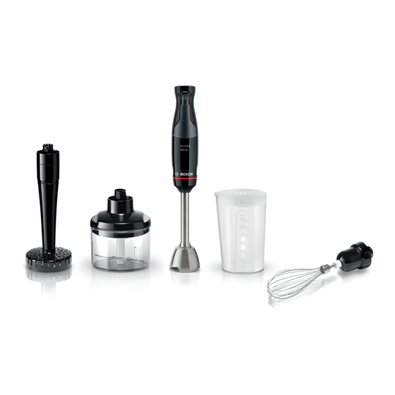 Bosch ErgoMaster MSM4W Serie Manual De Usuario