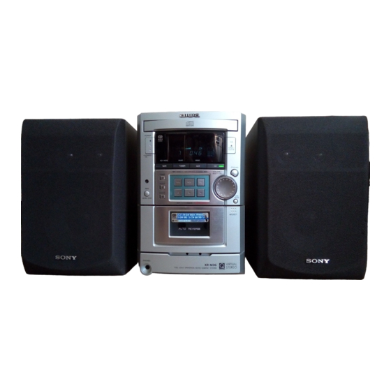 Aiwa XR-M33 Manual De Instrucciones