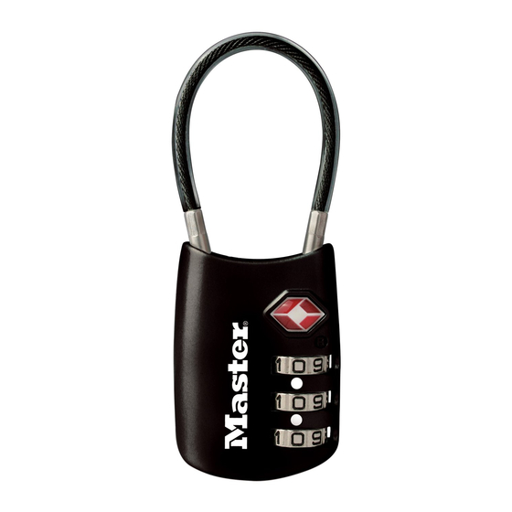 Master Lock 4688D Guía Rápida