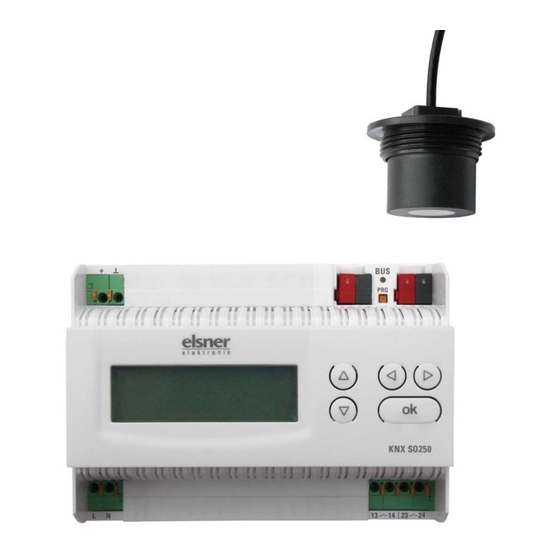 Elsner KNX SO250 Instalacion Y Ajuste
