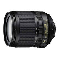 Nikon AF-S DX NIKKOR 18-105mm f/3.5-5.6G ED VR Manual Del Usuario