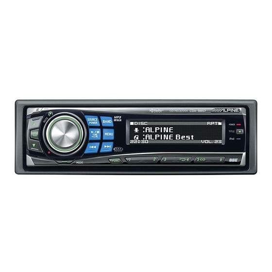 Alpine CDA-9857R Manual De Instrucciones