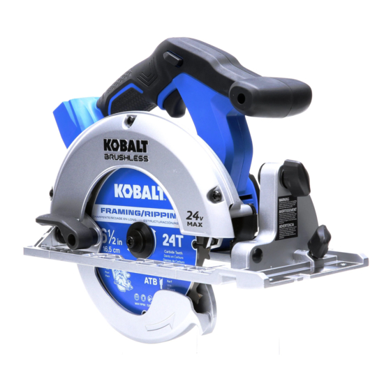 Kobalt KCS 6524B-03 Manual Del Usuario