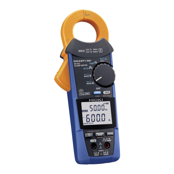 Hioki CM4371-50 Manual De Instrucciones