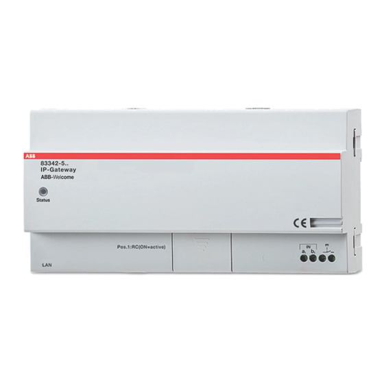 ABB 83342-500 Manual Del Usuario