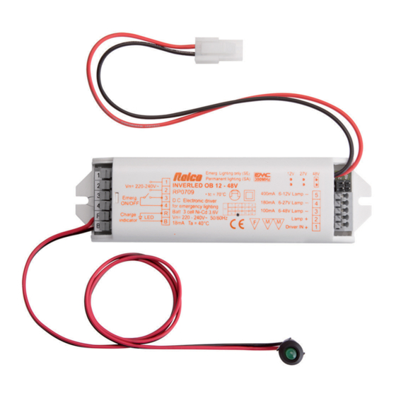 RELCO INVERLED OB 12-48V SA-SE Instrucciones Para La Instalación