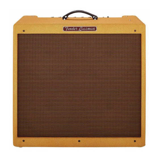 Fender 59 BASSMAN Manuales