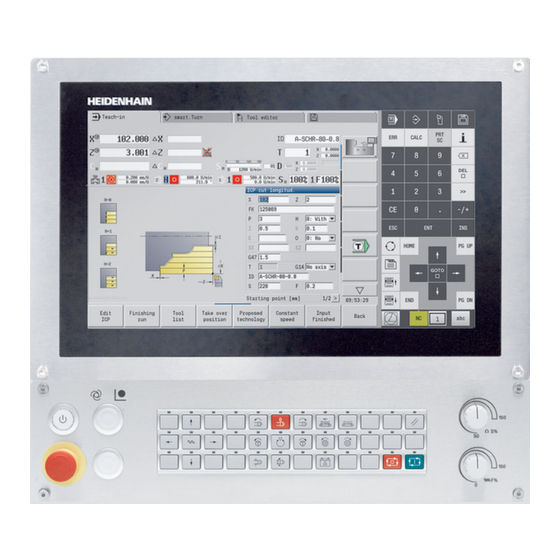 HEIDENHAIN MANUALplus 620 Manual Del Usuario