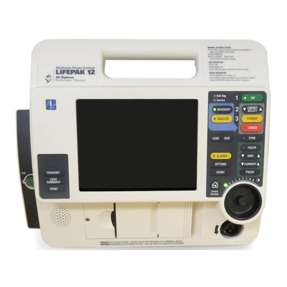 Medtronic LIFEPAK 12 Instrucciones De Uso