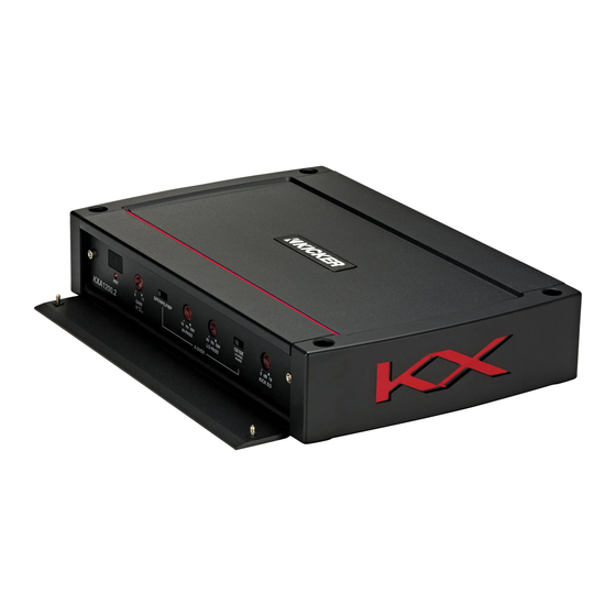 Kicker KX.2 Serie Manual Del Propietário