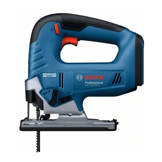 Bosch GST 18V-125 B Professional Manual Original