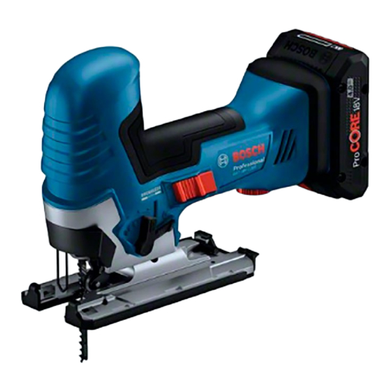 Bosch GST 18V-125 B Professional Manual Original