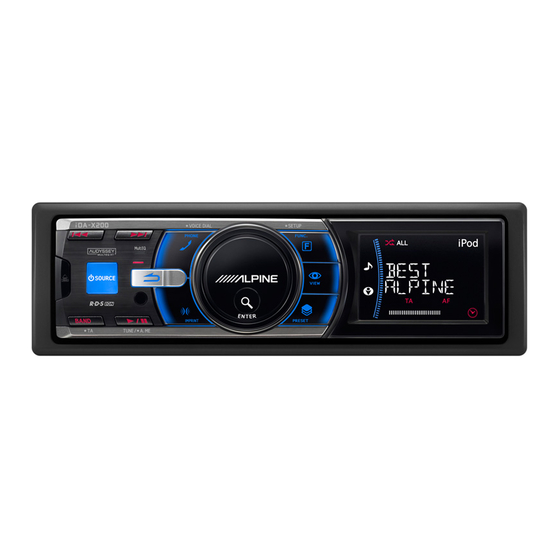 Alpine iDA-X200 Guía De Referencia Rápida