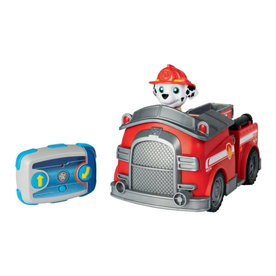 Paw Patrol MARSHALL RC FIRE TRUCK Manual De Instrucciones