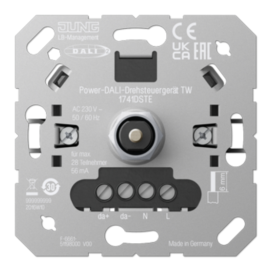 Jung DALI TW Manual De Instrucciones