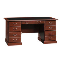 Sauder Executive Desk Manual Del Usuario