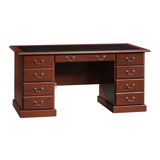 Sauder Executive Desk Manuales