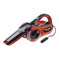 Black And Decker Dustbuster PAV1205 Manual De Instrucciones