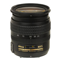Nikon AF-S NIKKOR 24-85mm f/3.5-4.5G ED VR Manual Del Usuario