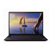 Lenovo ThinkPad X1 Extreme Guia Del Usuario