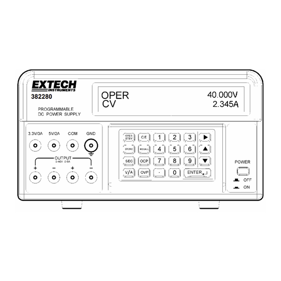 Extech Instruments 382280 Manual Del Usuario