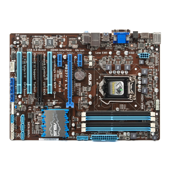 Asus P8Z77-V LX Guia De Inicio Rapido