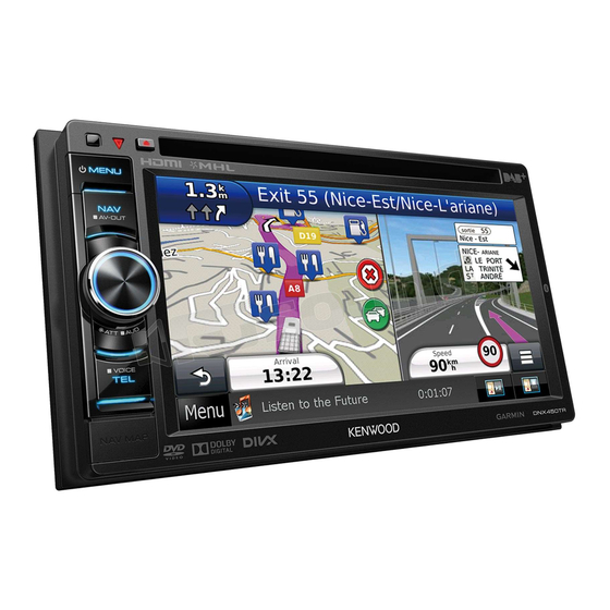 Kenwood DNX450TR Manual De Instrucciones