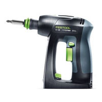 Festool C 12 Li Manual De Instrucciones