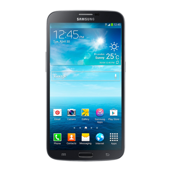 Samsung Galaxy Mega Manual Del Usuario